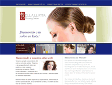 Tablet Screenshot of bellalupita.com